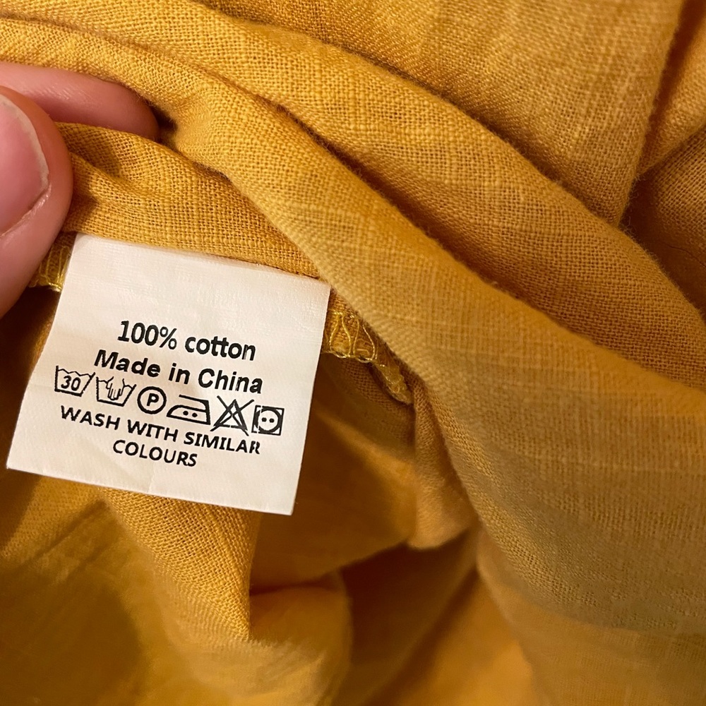 Zanzea Mustard Yellow Dress - Picture 9 of 9